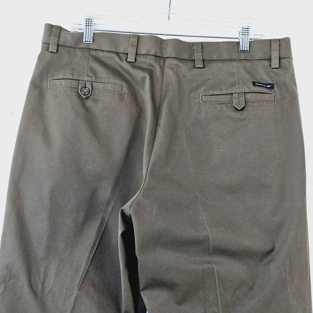 Dockers D2 Straight Fit‎ Pants Men's 36x30 Classic Workday Khaki Smart 360 Flex